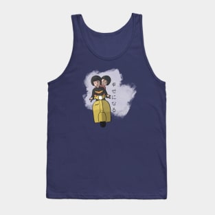 anieme scooter art japan anime Tank Top